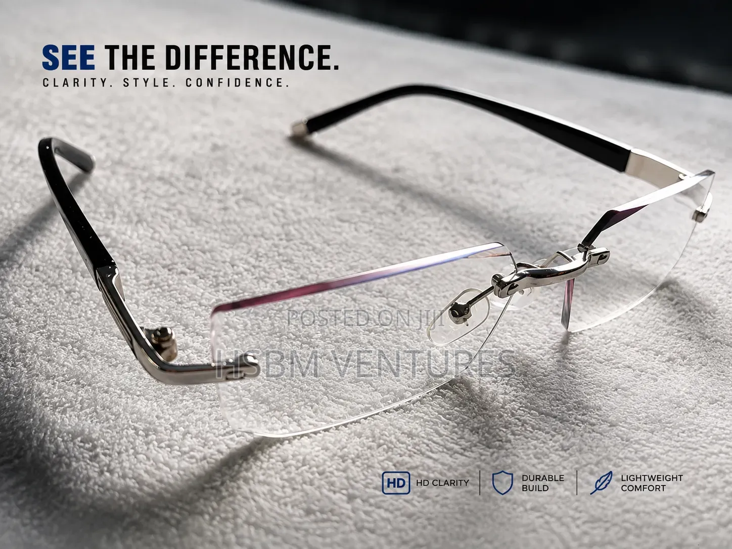 Rimeless Spectacle Frame