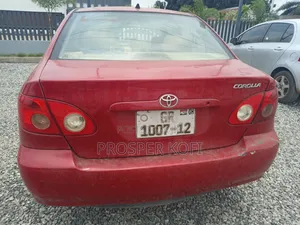 Toyota Corolla 2007 Red