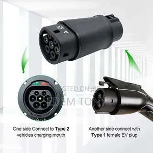 Type 1 to Type 2 EV Charging Adapter (SAE J1772 to IEC 62196-2)