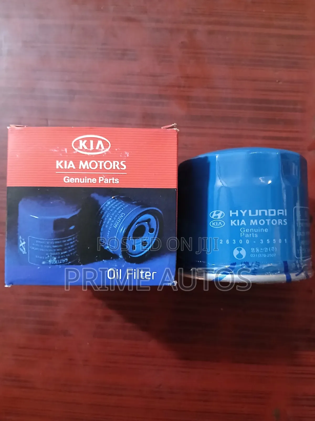Genuine Kia Genuine Parts Oil Filter Part No ( 26300 35501)