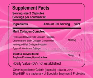 Collagen Complex Capsules With Type I,II,III,V,X Multi Collagen