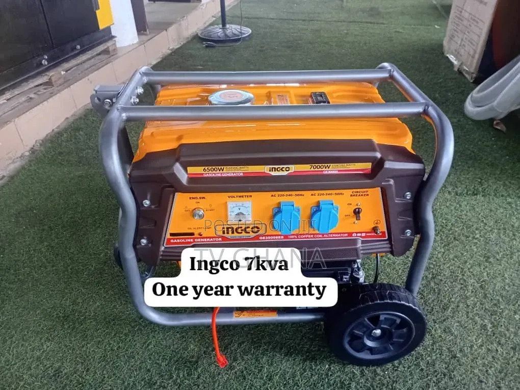 7KVA 7000W INGCO Genset – Reliable Backup Power for Home 7kva