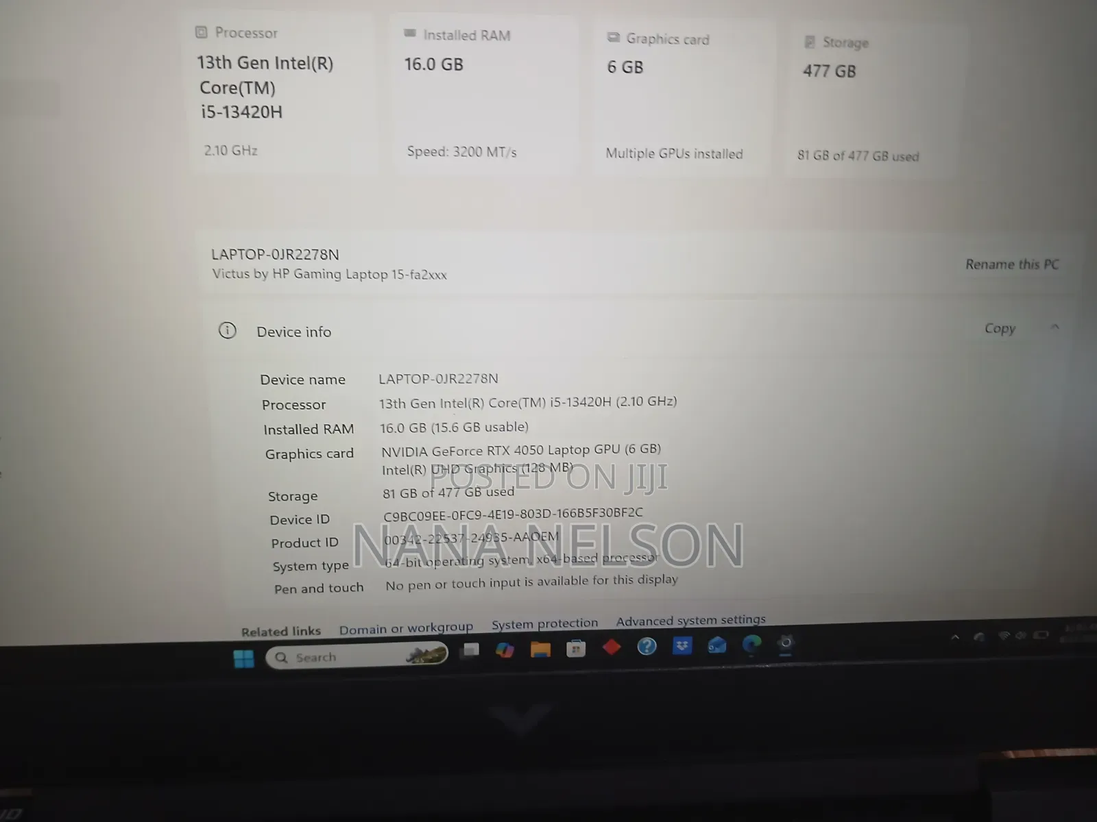 Laptop HP 15 8GB Intel Core i5 SSD 512GB