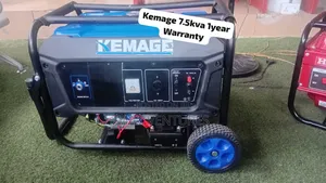 KEMAGE 7.5KVA Powerful Petrol Generator Brand New 7kva