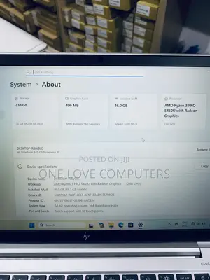 Laptop HP EliteBook 845 G8 16GB AMD Ryzen 3 SSD 256GB