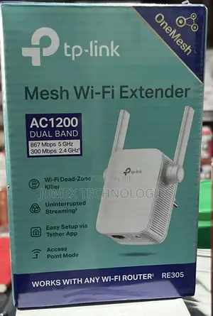 TP-Link Mesh Wifi Extender Re305