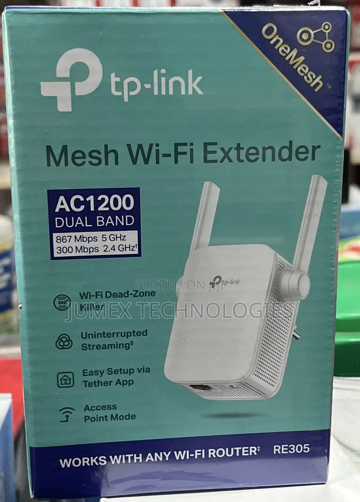 TP-Link Mesh Wifi Extender Re305