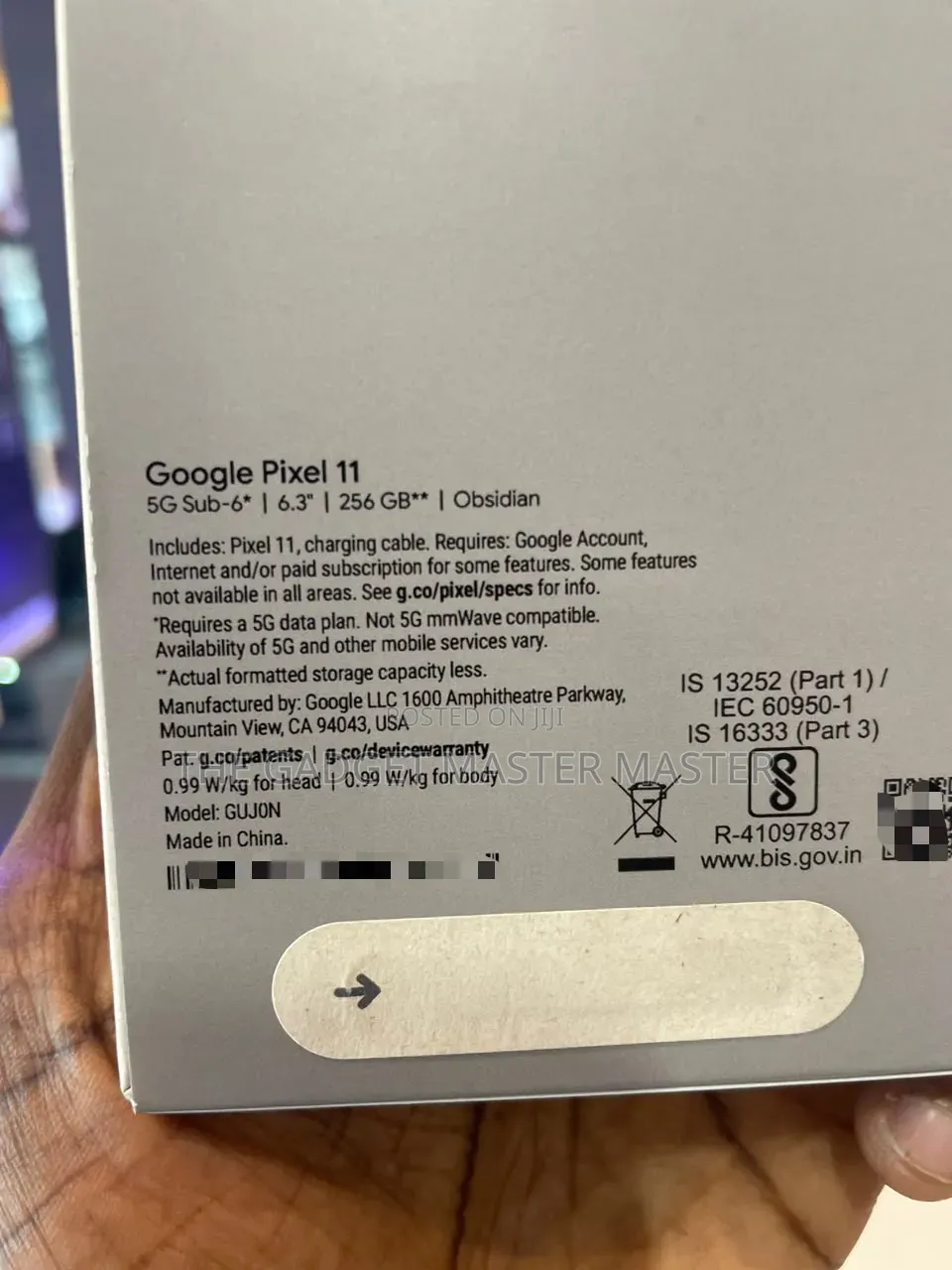 New Google Pixel 11 256 GB