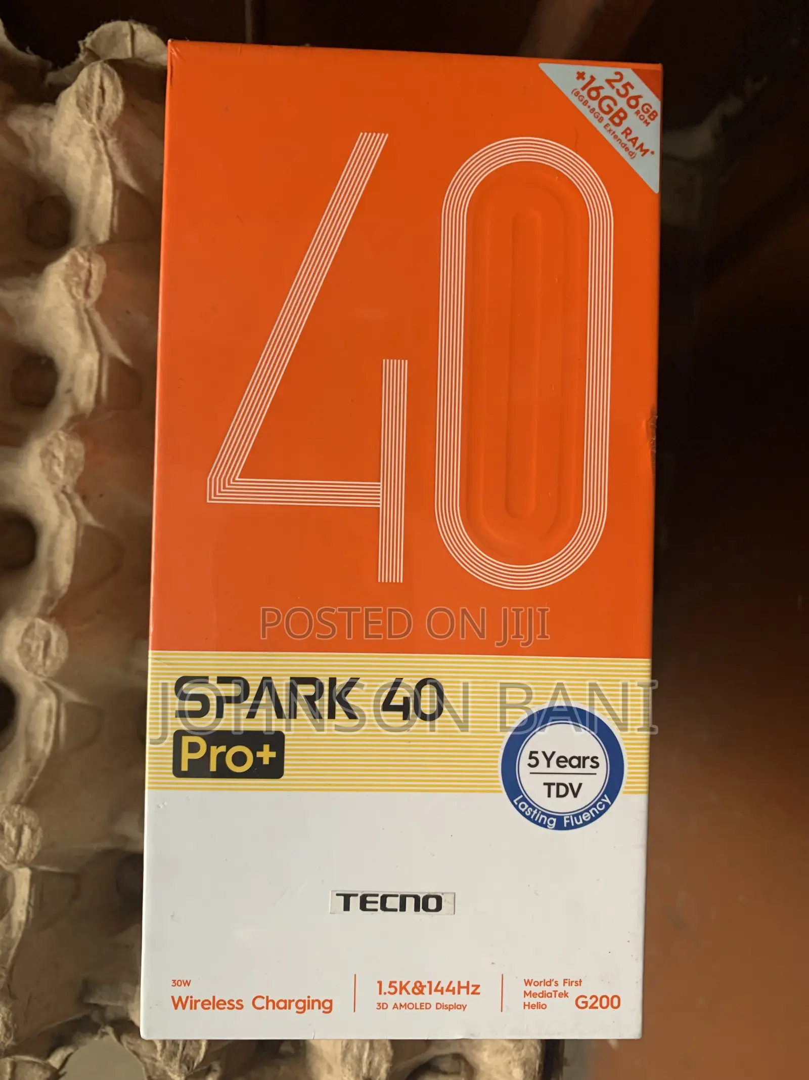New Tecno Spark 40 Pro+ 256 GB Gray