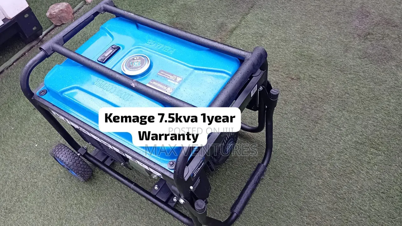 KEMAGE 7.5KVA Electric Generator Powerful Reliable 7.5kva