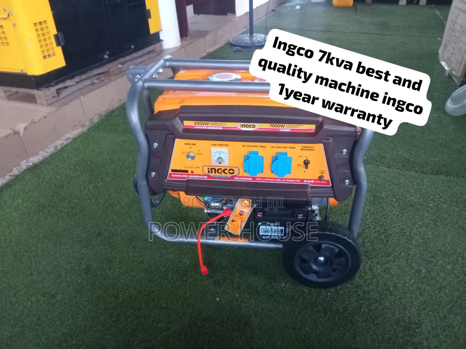 INGCO 7KVA 7000W Petrol Generator Powerful, Durable Affordable Genset