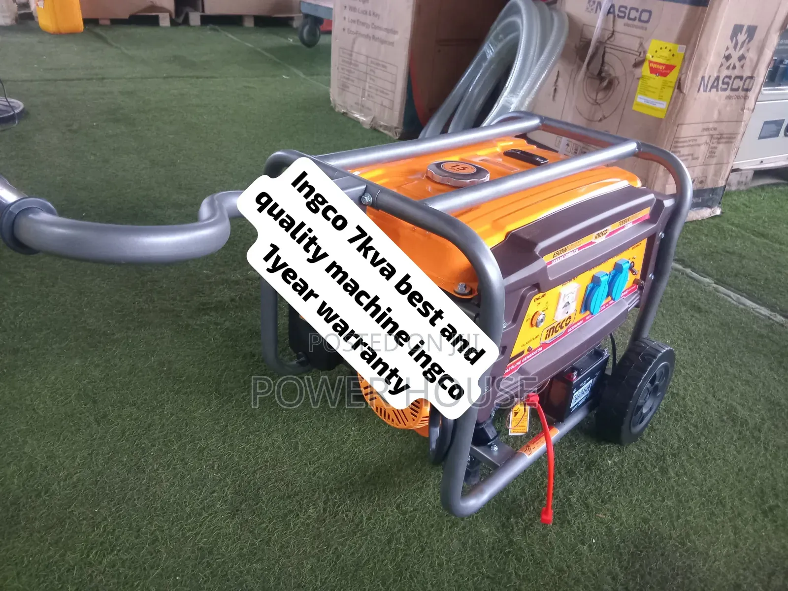 INGCO 7KVA 7000W Petrol Generator Powerful, Durable Affordable Genset