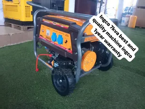 Original INGCO 7000W Petrol Generator – 7KVA Heavy-Duty Power