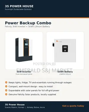 Solar Backup 3kw+5kwh