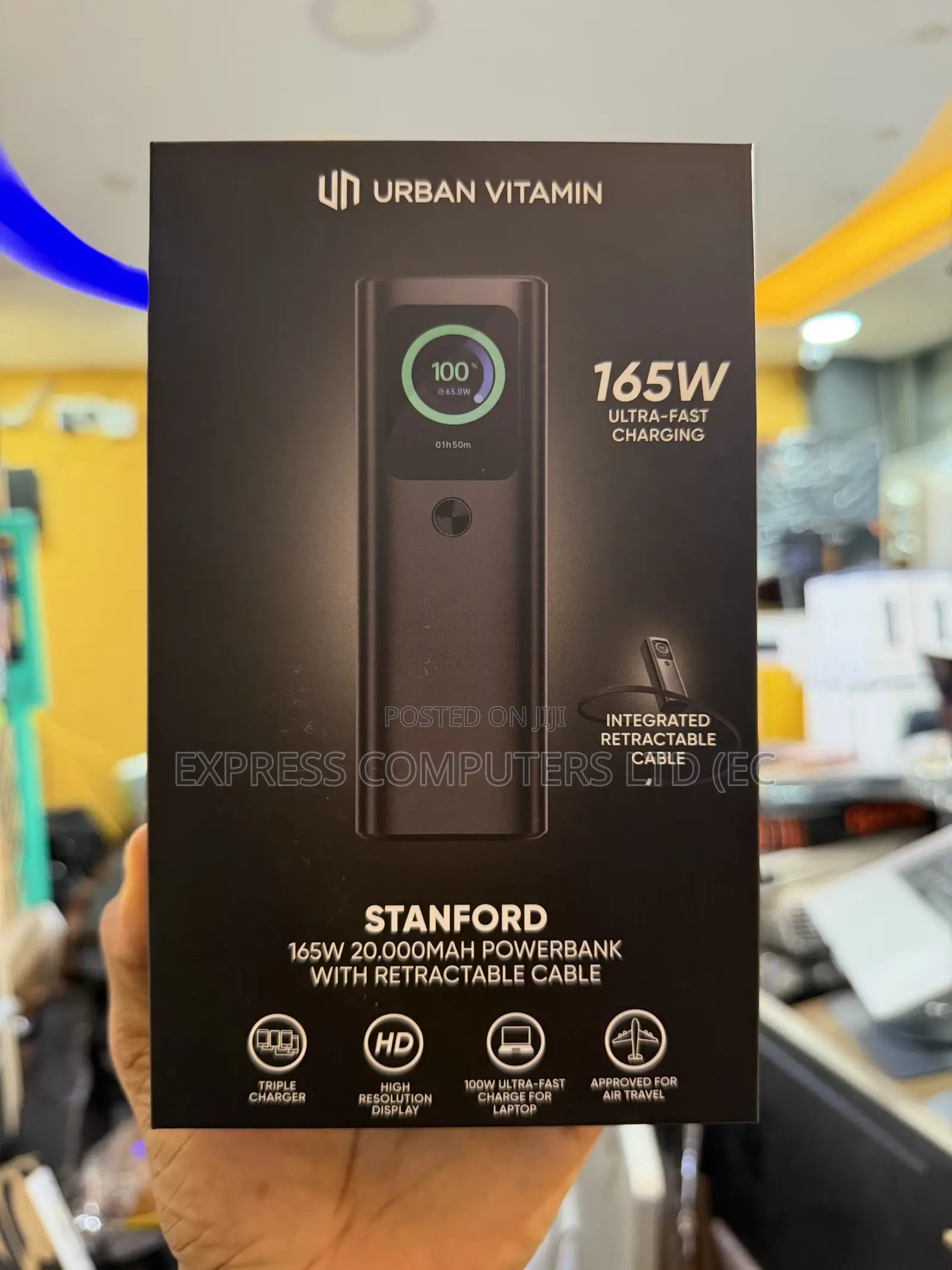 Laptop Power Bank Ultra-Fast Charging 165W 20.000MAH,onboard a Flight
