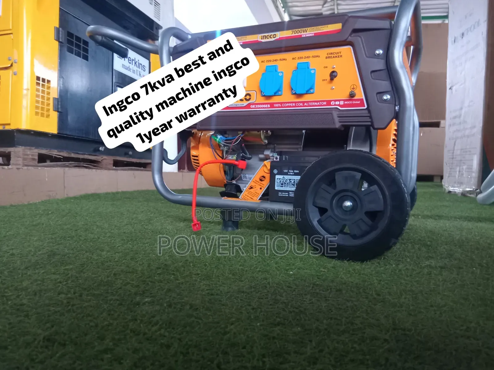 Powerful INGCO 7000W 7KVA Generator – Affordable Quality Genset