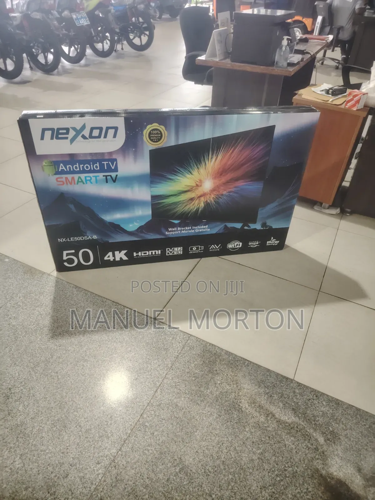 Nexon 50-Inch LED Smart Android TV (NX-LE50DSA-B)