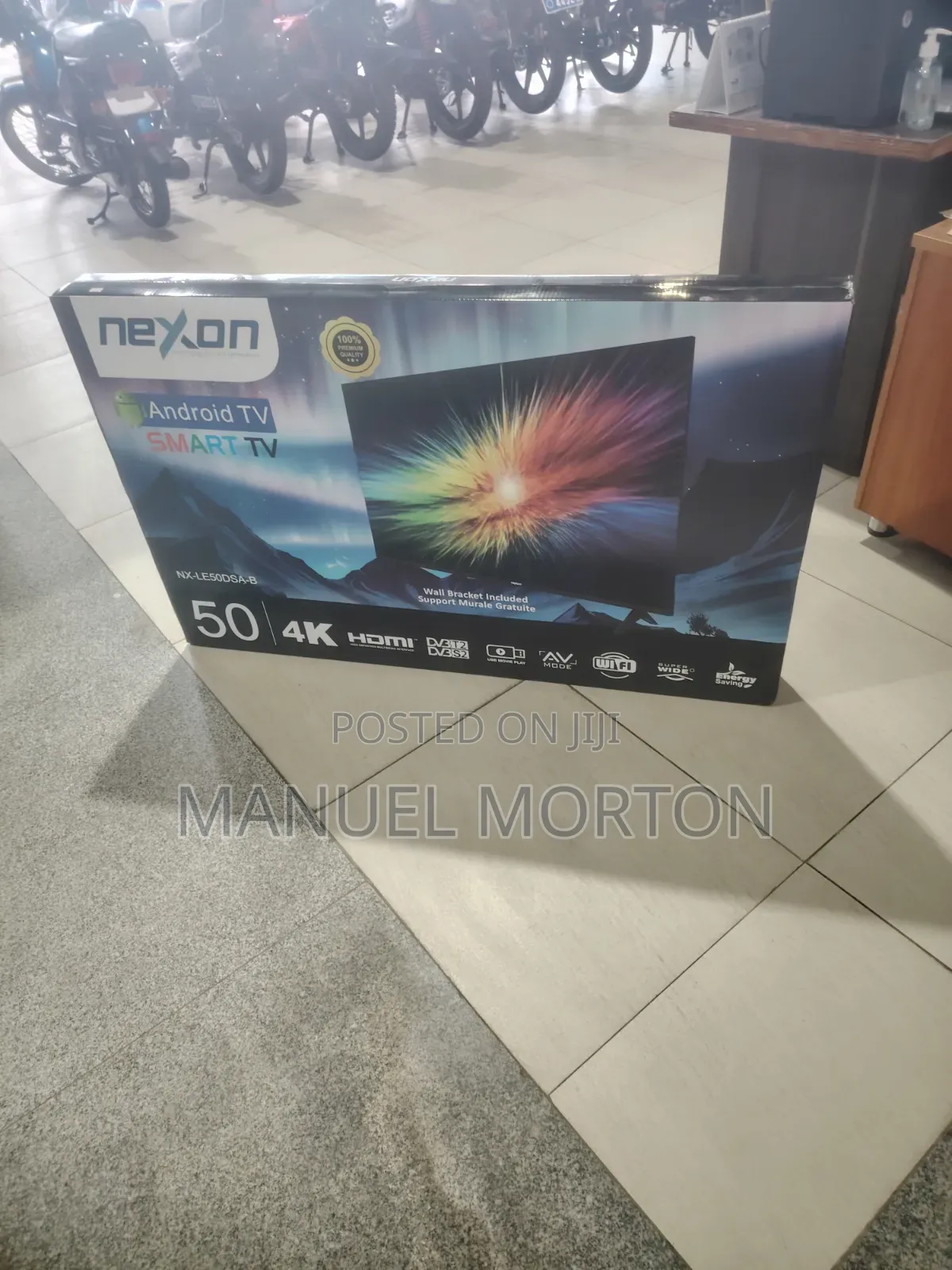Nexon 50-Inch LED Smart Android TV (NX-LE50DSA-B)