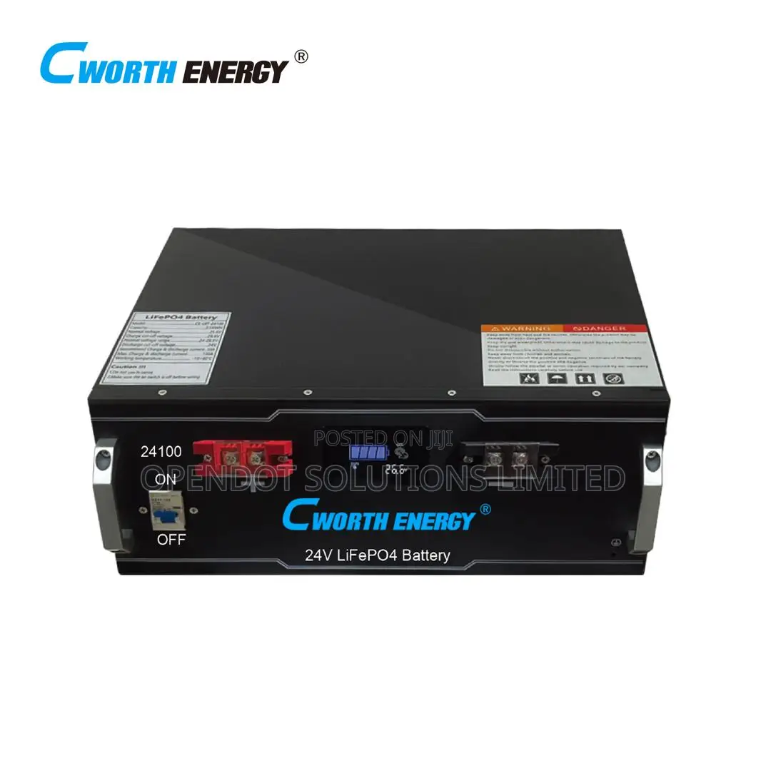 24v 100ah (2.4kwh) Lithium Ion Batterie 24100