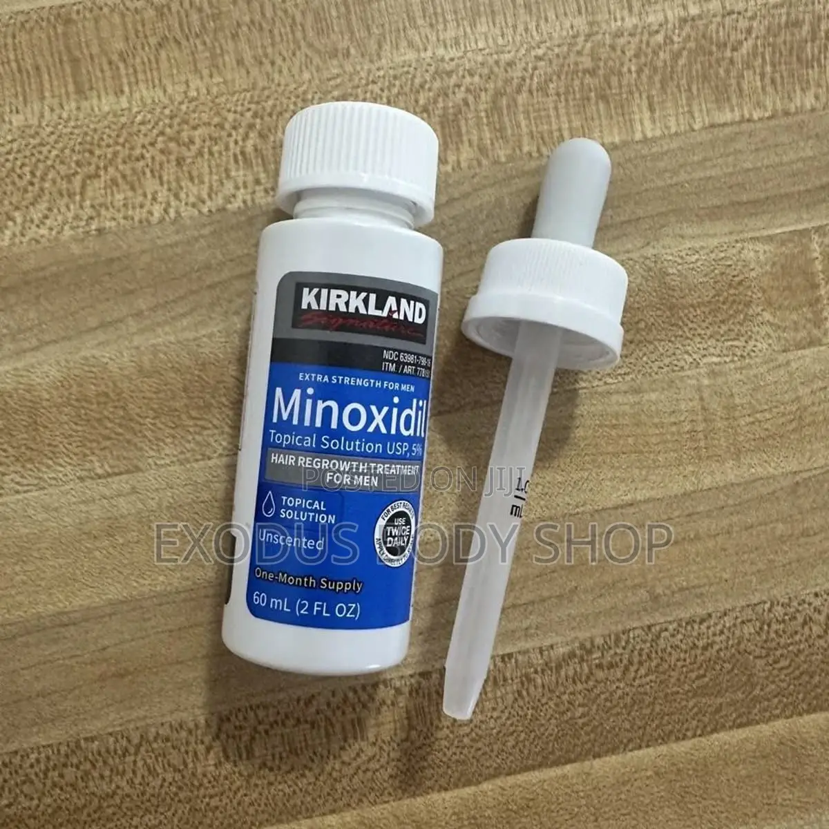 Kirkland Minoxidil, Derma Roller Biotin Hair Growth Kit