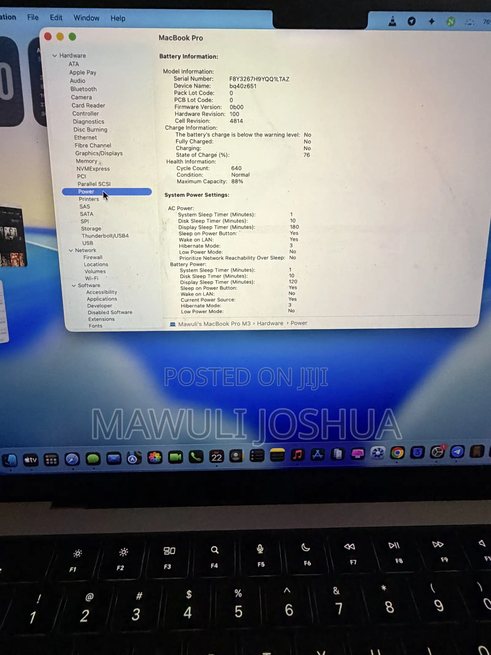 Laptop Apple MacBook Pro 2023 M3 8GB Apple M3 SSD 512GB