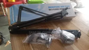 Microphone Boom Arm Studio Podcast USB Mic Stand+Desk Clamp
