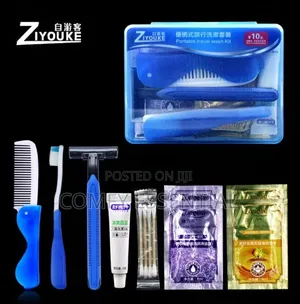 10 Pieces of Disposable Travel Toiletory Set