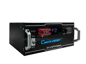 24v 100ah (2.4kwh) Lithium Ion Batterie 24100