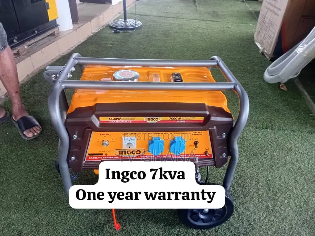 Best INGCO 7000W 7KVA Generator – Quality Petrol Genset Combining 7kva