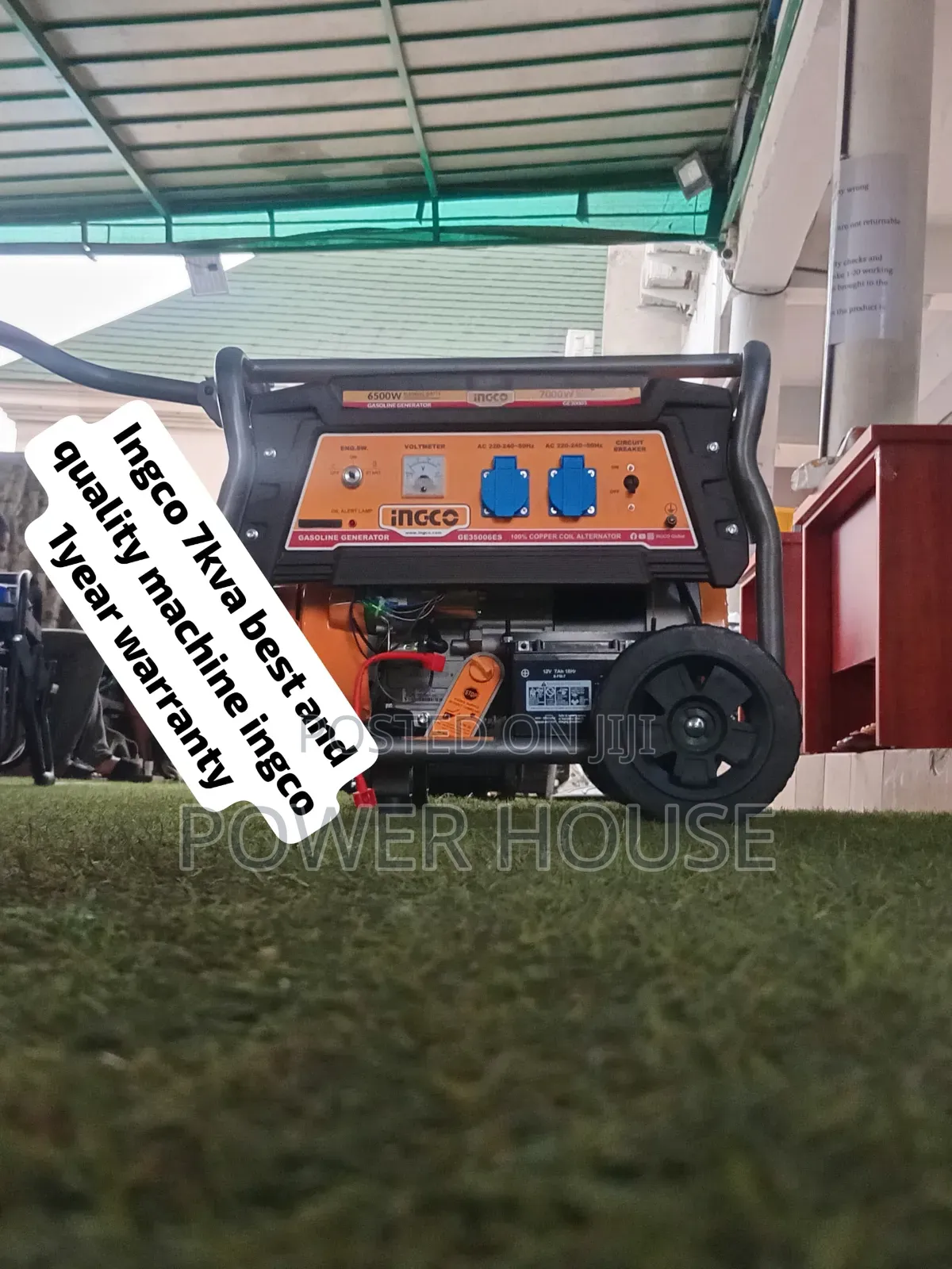 Powerful Durable INGCO 7000W Petrol Genset – 7KVA Reliable Generato