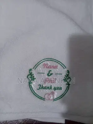 Face Towel Embroidery