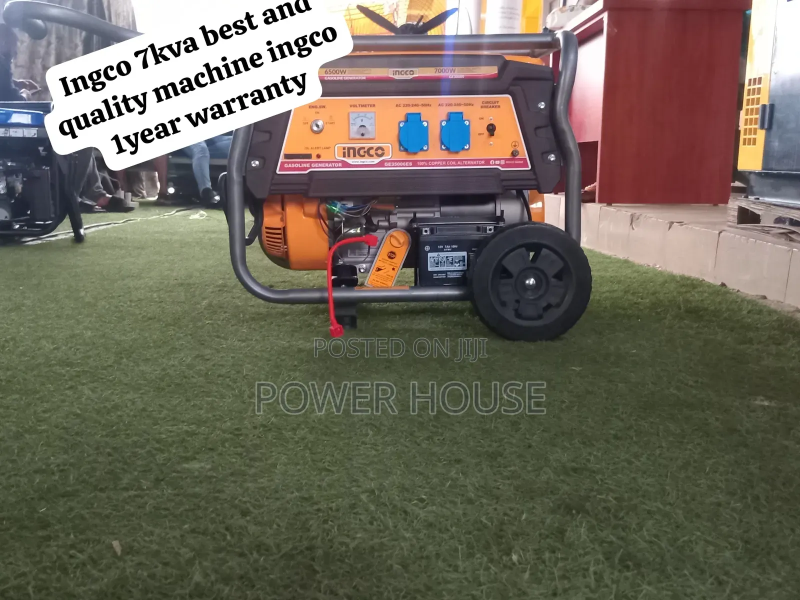 Reliable INGCO 7000W 7KVA Gasoline Generator Perfect Backup Power