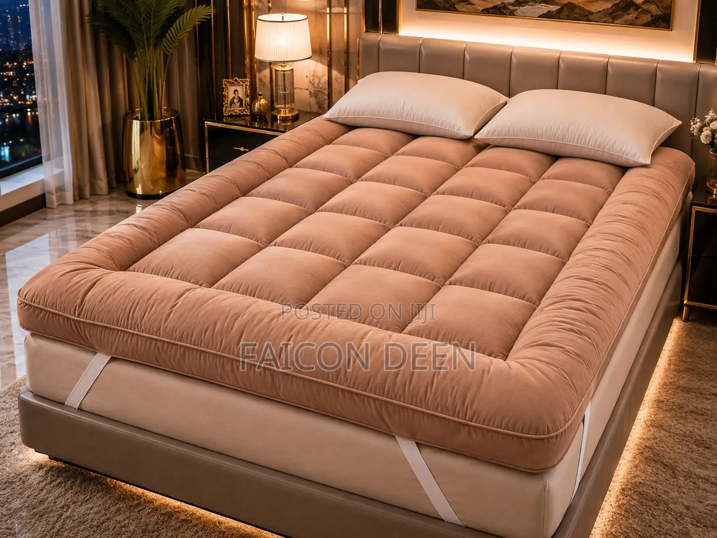 Super Thick Mattress Topper Perfect for Airbnb ,Hotels Apartments