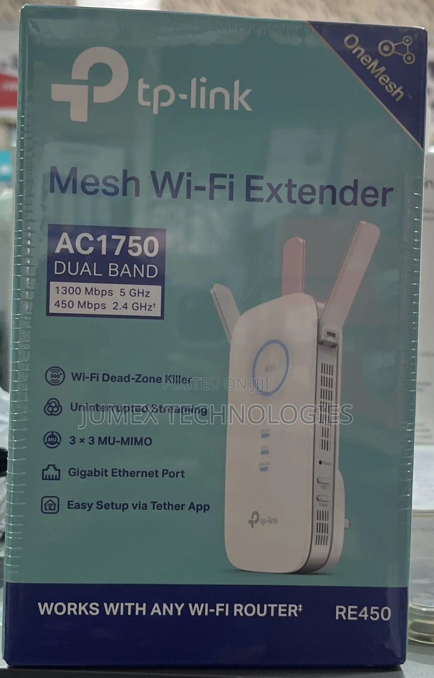 TP-Link Mesh Wifi Extender Ac1750 Re450