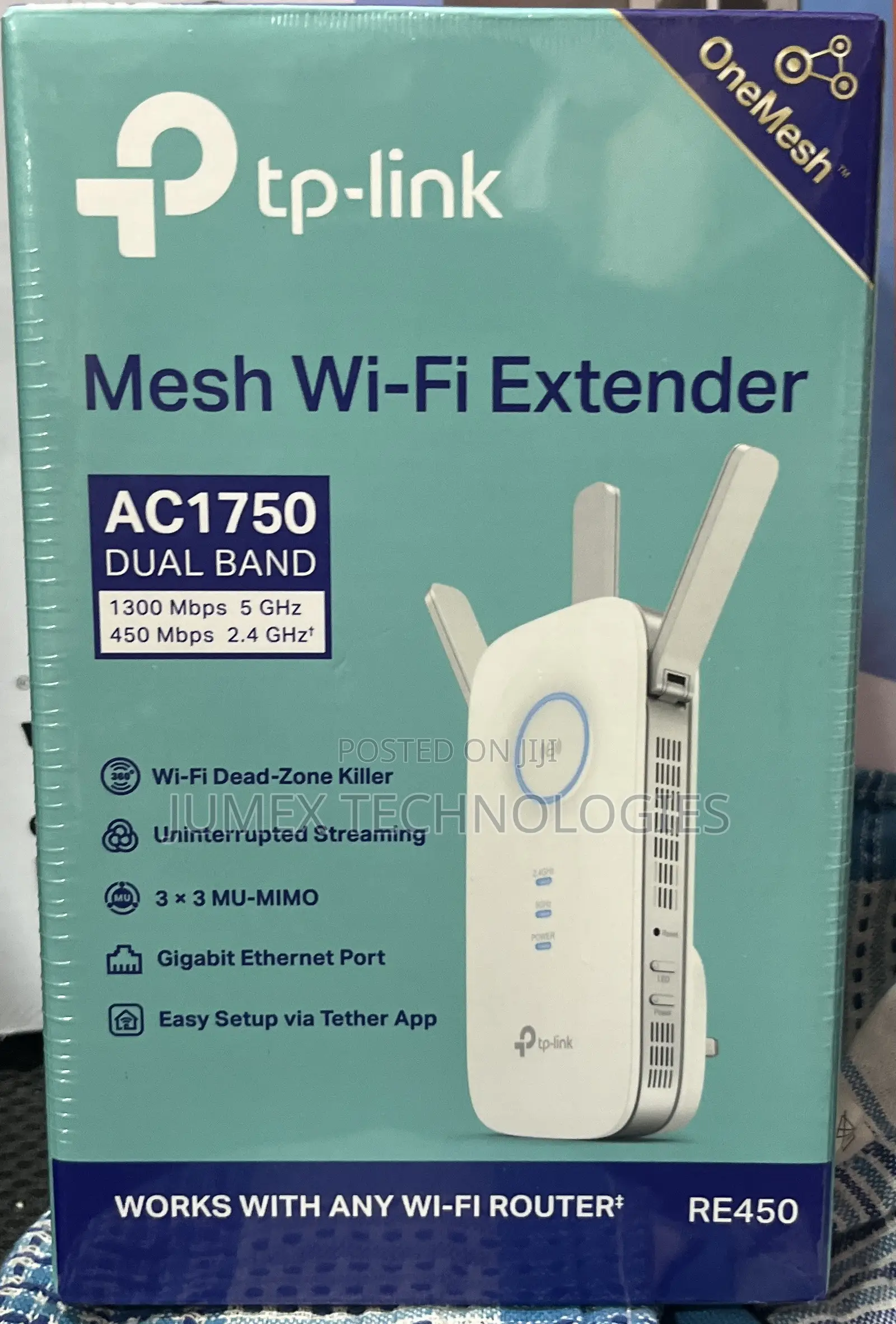 TP-Link Mesh Wifi Extender Ac1750 Re450