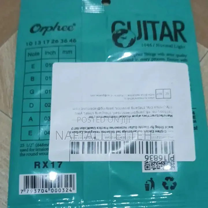 Quality Orphee Electric Guitar Strings