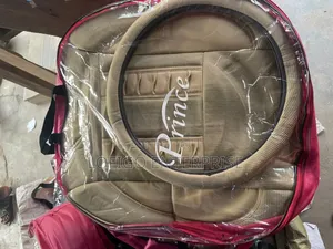 Luxury Universal Car Seat Covers - Full Set With Neck Pillows & Steer