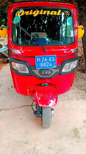 TVS King Deluxe Plus iTouch Start 2025 Red