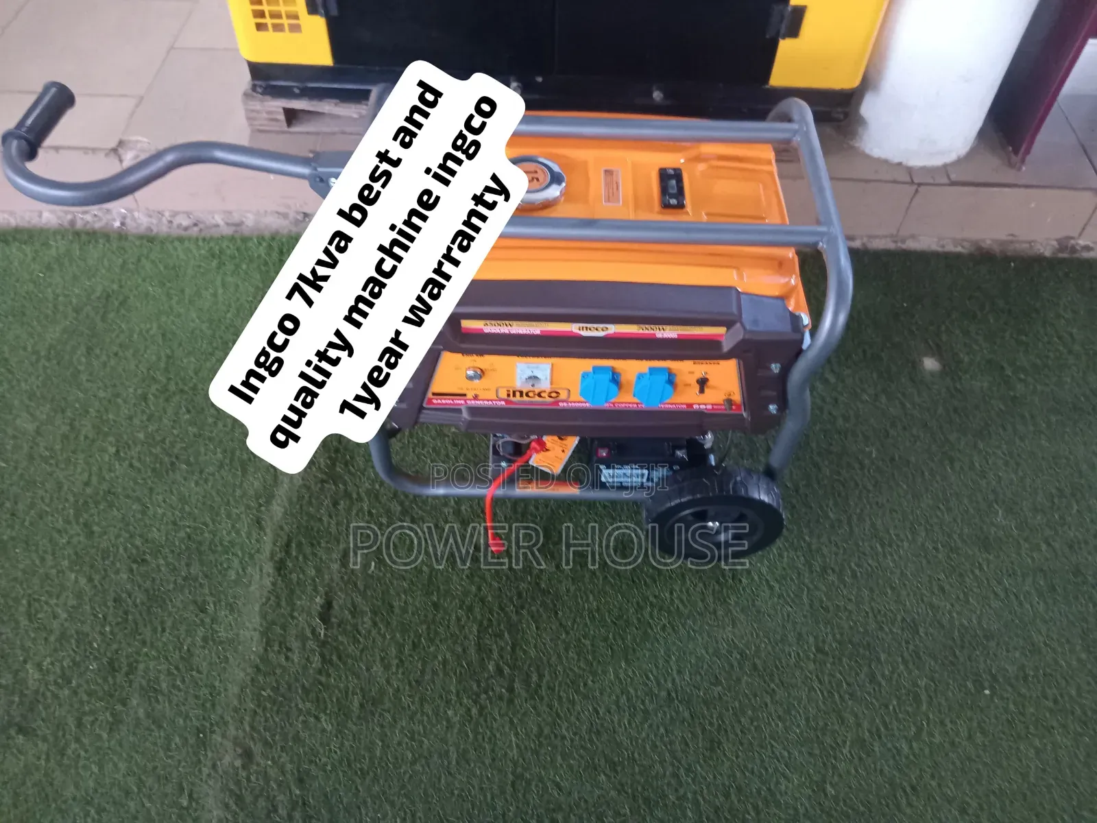 Heavy-Duty INGCO 7KVA Petrol Generator – Strong Backup Power Solution