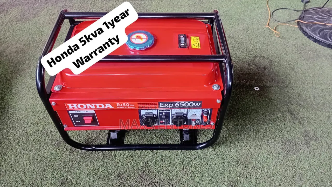 Honda 5kVA 6500W Petrol Generator – Reliable Power 5kva