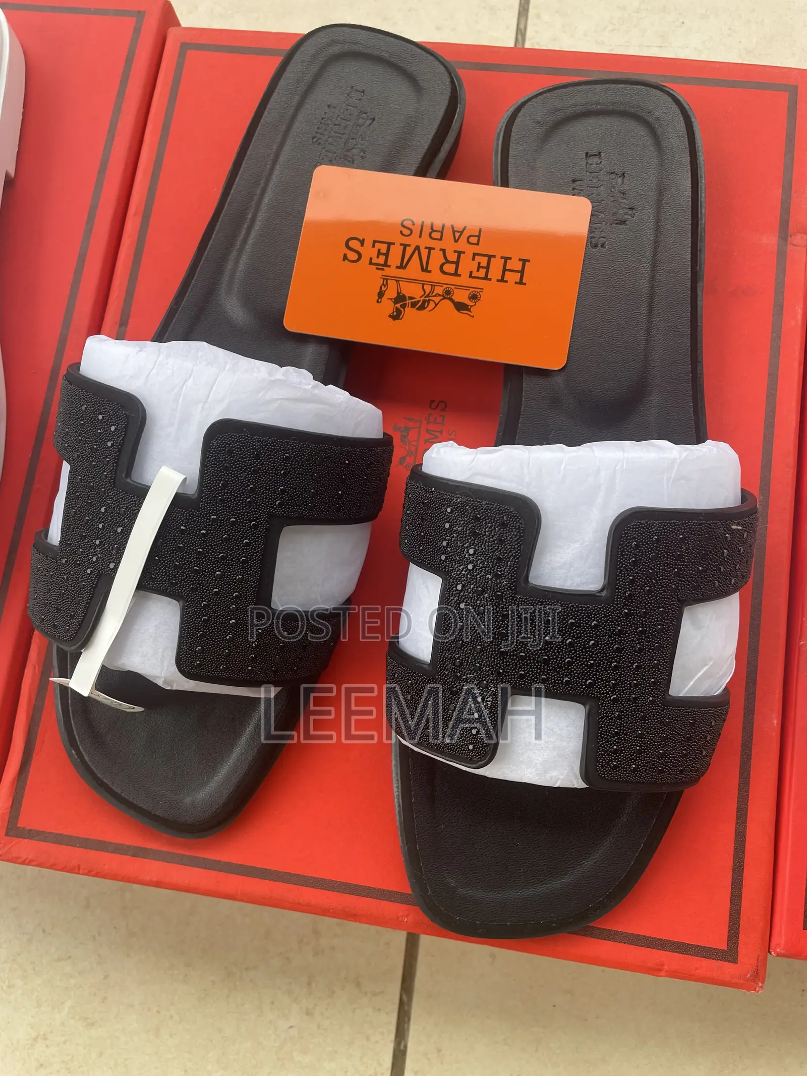 Hermes Slippers in Box