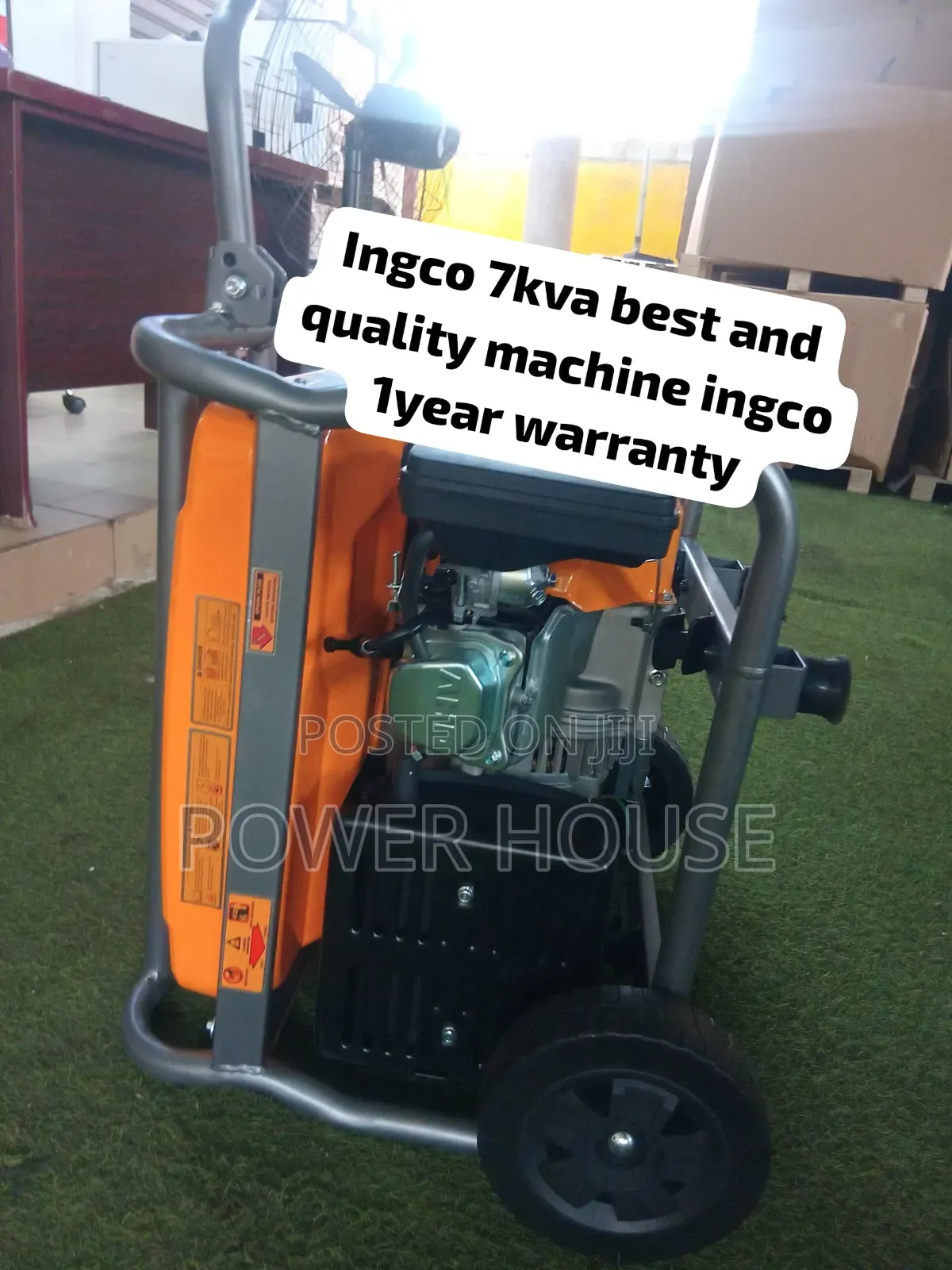 Quality INGCO 7000W Petrol Generator Powerful 7KVA Genset for Running
