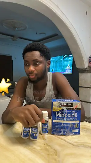 Kirkland Minoxidil 5% + Derma Roller Biotin Hair Regrowth