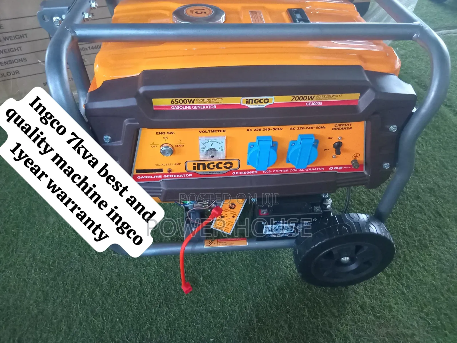 Affordable INGCO 7000W Generator Powerful 7KVA Petrol Genset Offering