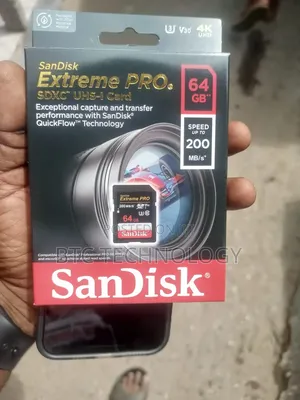 Sandisk Extreme Pro 64gb Camera  Memory Card
