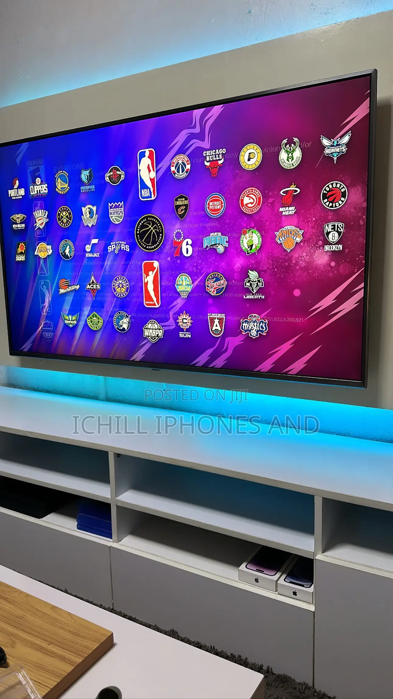 55 Inches Lq G Smart TV With Complete TV Stand