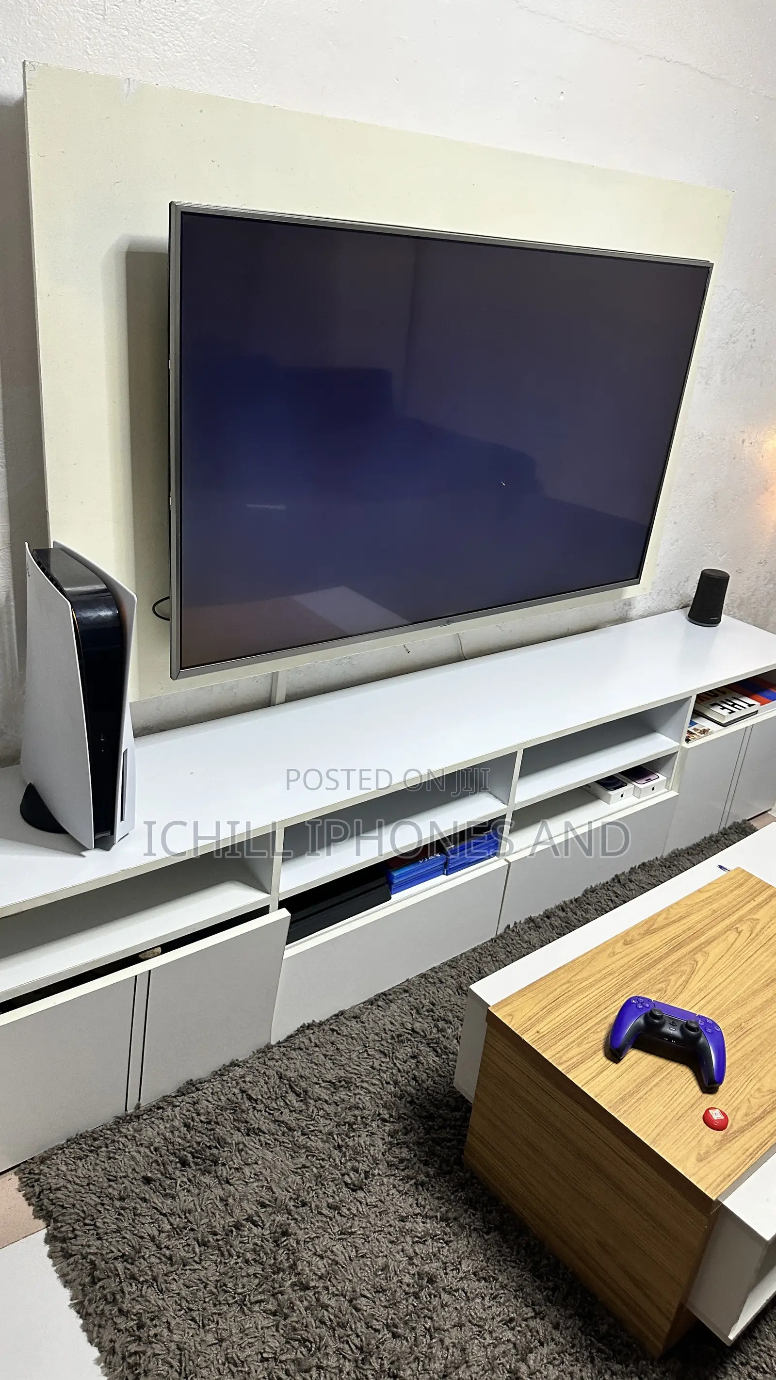 55 Inches Lq G Smart TV With Complete TV Stand