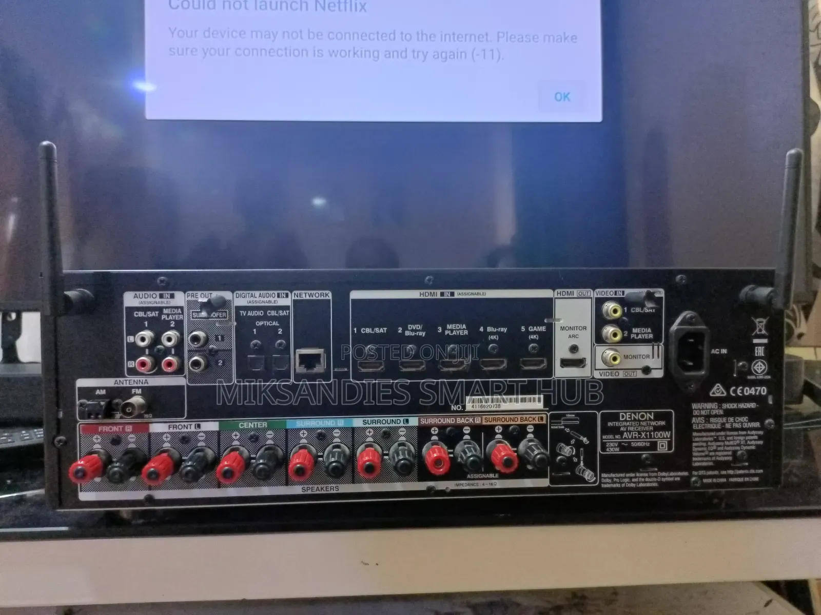 Denon Avr 7.2 Ultra Audio Amplifier