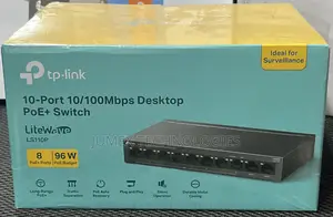 TP-Link 10-Port 10/100mbps Desktop Poe +Switch Ls110p