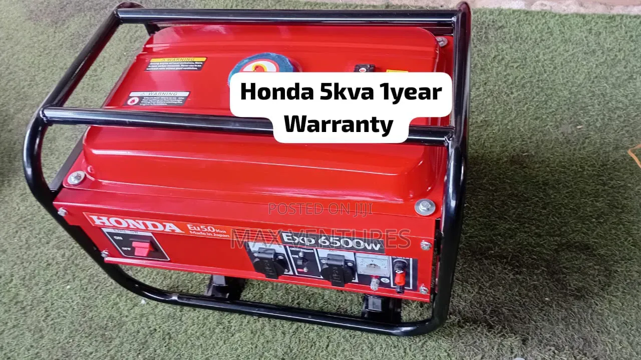 Honda 5kVA 6500W Generator – Low Fuel Consumption 5kva